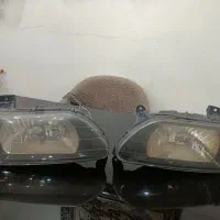 چراغ اسپرتی پراید کارکرده سالم تلق جلو کامل سالم