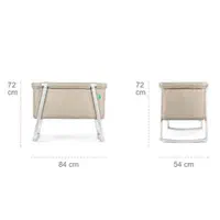 تخت کنار مادر baby home(دوقلو)|تخت و صندلی بچه|تهران, نظامی گنجوی (توانیر)|دیوار