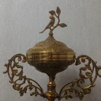 جا شکلاتی پروانه مجسمه برنزی