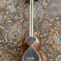 تار شناسنامهدار ساخته استاد(منوچهر غیاثوند)|سازهای سنتی|کرمانشاه, |دیوار