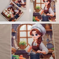 دوخت سرویس آشپزخانه