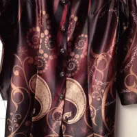 مانتو ساتن آمریکایی لایی کشی مزون دوز نو