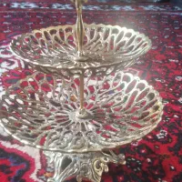 شیرینی خوری دو طبقه برنز