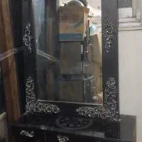 کنسول چوبی همراه آینه سلطنتی نو