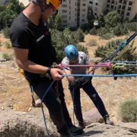 کار در ارتفاع با طناب