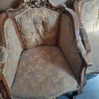 مبل سلطنتی ،چوب گردو|مبلمان خانگی و میز عسلی|تاکستان, |دیوار