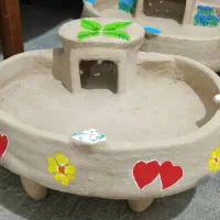 منقل گلی|کلکسیون اشیاء عتیقه|رامهرمز, |دیوار