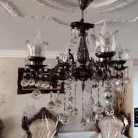 لوستر سیلور چهار شاخه و دوشاخه