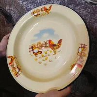 دیس ۳۶ و تابه ۳۴ لعابی اصل روس