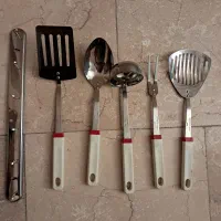 سرویس کفگیر ملاقه اصل استیل .|ظروف پخت‌وپز|تهران, والفجر (افسریه)|دیوار