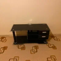 میز تلویزیون شیشه ای