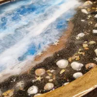 سینی و اردوخوری از جنس رزین|ظروف سرو و پذیرایی|تهران, دولاب|دیوار