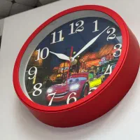 ساعت دیواری فانتزی بچگانه رنگی ساعت شادمهر