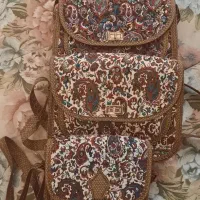 کوله پشتی مدرسه  وکیف طرح سنتی|کیف، کفش، کمربند|شیراز, رکن‌آباد|دیوار
