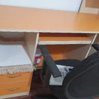 میز تحریر ام دی اف سالم  همراه با صندلی گردون|میز تحریر و کامپیوتر|میاندوآب, |دیوار