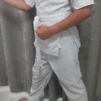 یک دست لباس کاراته کیوکوشین بچه گانه در حد نو