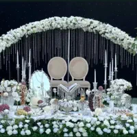 دیزاین و اجرای دکور جایگاه ، سفره عقد ، بله برون