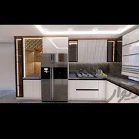 کابینت اشپزخانه وکمد شهر صدرا پیش ساخته وسفارشی|مصالح و تجهیزات ساختمان|شیراز, شهرک گلستان|دیوار