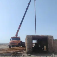 خدمات جرثقیل کفی.5تن و3تن دکل بلندهمراه سبدبالابر|خدمات حمل و نقل|رفسنجان, |دیوار