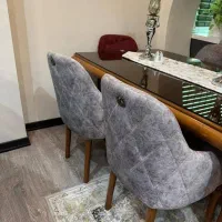 میز ناهار خوری هفت نفره ومبلمان