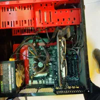 کیس گیمینگ با مانیتور و موس کیبورد|رایانه رومیزی|کرمان, |دیوار