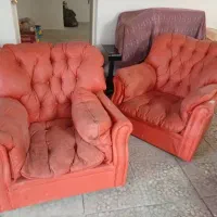 یک دست مبل چرم اصل درجه یک