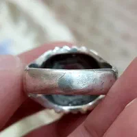 انگشتر نقره یمن کهنه دستساز|کلکسیون اشیاء عتیقه|تهران, فلسطین (میدان انقلاب)|دیوار