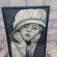 قاب عکس سیاه قلم