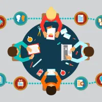 همکار خانم-تولید محتوا