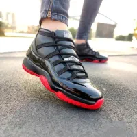 کتونی نایک جردن 11 رترو Jordan مردانه مشکی قرمز