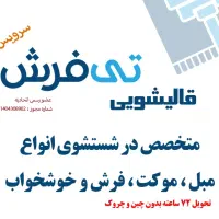 قالیشویی مبلشویی تی فرش تمام مکانیزه|خدمات نظافت|رشت, گلباغ نماز|دیوار