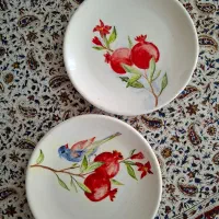 بشقاب سرامیکی یلدا.طرح انار