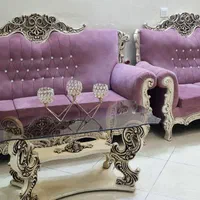 مبل ۷ نفره تمیز و سالم|مبلمان خانگی و میز عسلی|رباطکریم, رباطکریم|دیوار