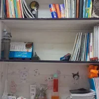 کتاب خانه چهار تبقه به همراه دو کشو و دو تا در