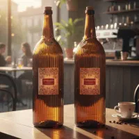 بطری شیشه‌ای،جا آب‌لیمو، شیشه ابغوره ضخیم|ظروف نگهدارنده، پلاستیکی، یک‌بارمصرف|کرمانشاه, |دیوار