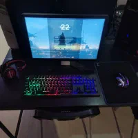 10 سیستم کامل با تجهیزات ست rgb و مانیتور