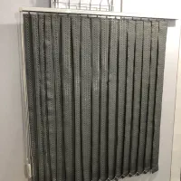 پرده کرکره ای طوسی|پرده، رانر، رومیزی|اهواز, شهرک الهیه|دیوار