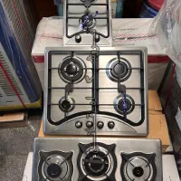 اجاق گاز چهار شعله استیل شعاع گاز دو سال گارانتی