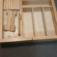 جا قاشقی چوبی جا دار بزرگ