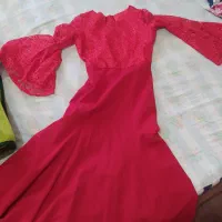 لباس مجلسی  پشت دنباله دار