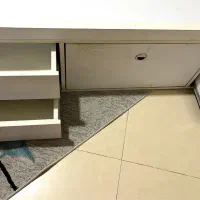 تخت دو نفره چراغ خواب و کشو دار عرض۱۸۰|تشک تختخواب|تهران, گلستان (شهرک راه آهن)|دیوار