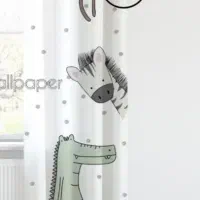 یک پنل پرده اتاق کودک