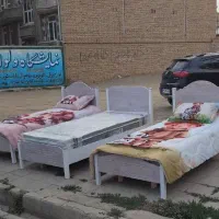 تخت تک نفره /پخش چوب زارعی /با ضمانت /*