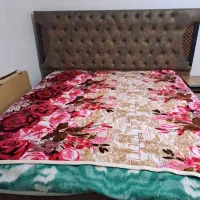 تخت دونفره وپاتختی ومیز ارایشی|تخت و سرویس خواب|بندر ماهشهر, |دیوار