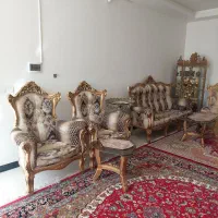 ست کامل وسالم مبل سلطنتی چوب