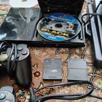 ps2 به همراه وسایل جانبی|کنسول، بازی ویدئویی و آنلاین|تهران, مسعودیه|دیوار