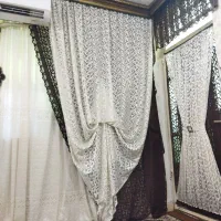 پرده عرض ۴ متر،۴ لایه|پرده، رانر، رومیزی|اهواز, کوی رمضان|دیوار