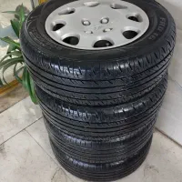 چهار عدد رینگ و لاستیک ۱۴  خارجی