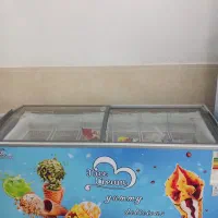 فریز صندوقی داخل کشودار دو درب شیشه ای