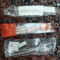 ست قاشق و چنگال پلاستیکی